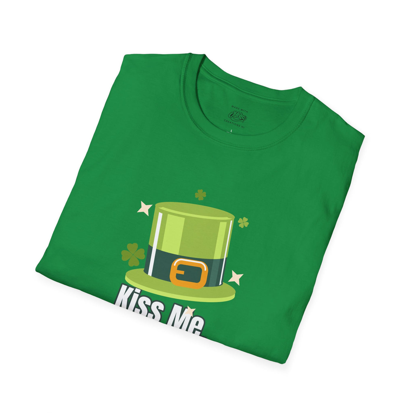 "Kiss Me, I'm Irish-ish" - Unisex Softstyle T-Shirt