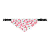 Load image into Gallery viewer, "Swirling Skies: Cloudy Red Dreams" Pet Bandana Collar