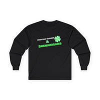 Load image into Gallery viewer, "Four Leaf Clovers &amp; Shenanigans" - Unisex Ultra Cotton Long Sleeve Tee
