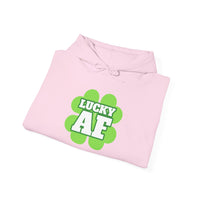 Load image into Gallery viewer, "LUCKY AF" Unisex Heavy Blend™ Hooded Sweatshirt