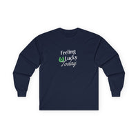 Load image into Gallery viewer, "FEELING LUCKY TODAY" - Unisex Ultra Cotton Long Sleeve Tee
