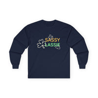 Load image into Gallery viewer, "SASSY LASSIE" - Unisex Ultra Cotton Long Sleeve Tee