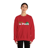 Load image into Gallery viewer, "Too Cute to Pinch" (WHITE) - Unisex Heavy Blend™ Crewneck Sweatshirt