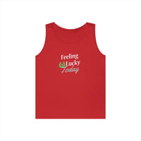 Load image into Gallery viewer, "FEELING LUCKY TODAY" - Unisex Heavy Cotton Tank Top