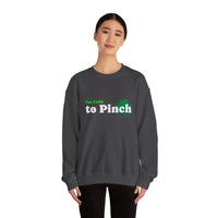 Load image into Gallery viewer, "Too Cute to Pinch" (WHITE) - Unisex Heavy Blend™ Crewneck Sweatshirt