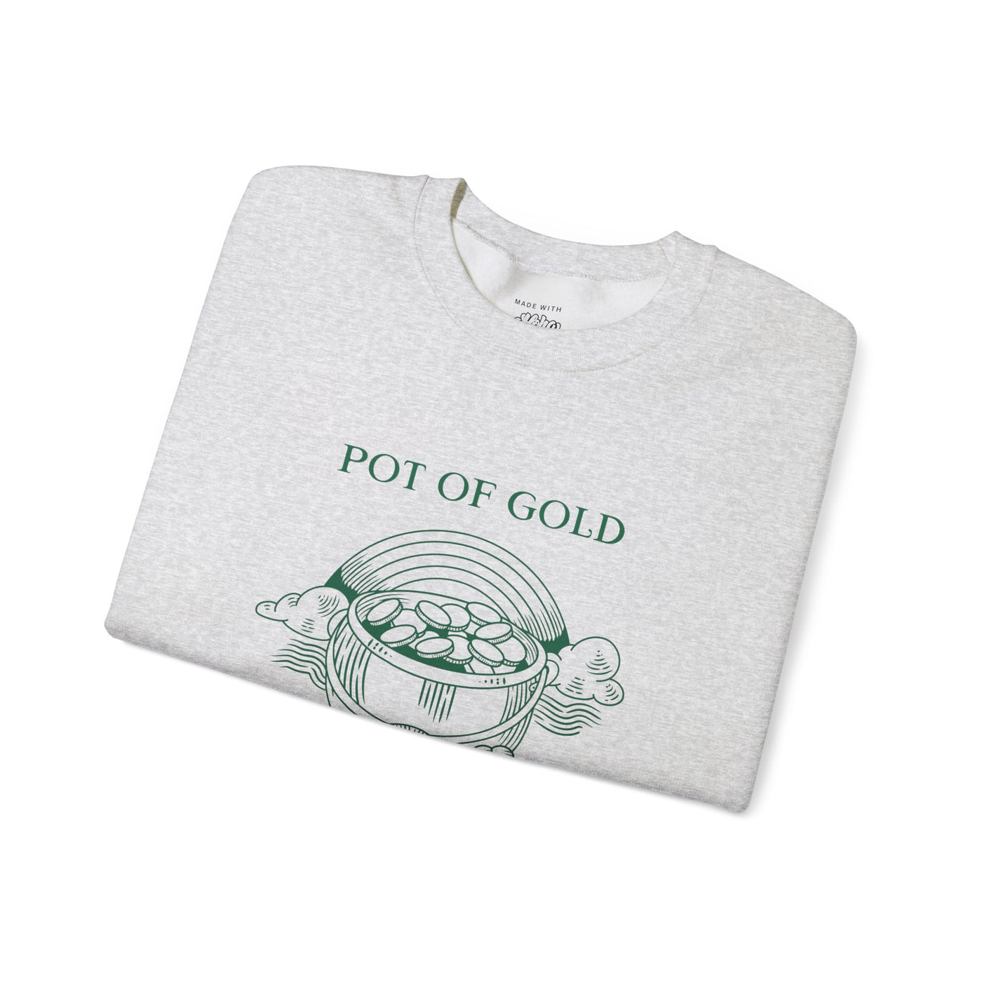 "POT OF GOLD" - Unisex Heavy Blend™ Crewneck Sweatshirt