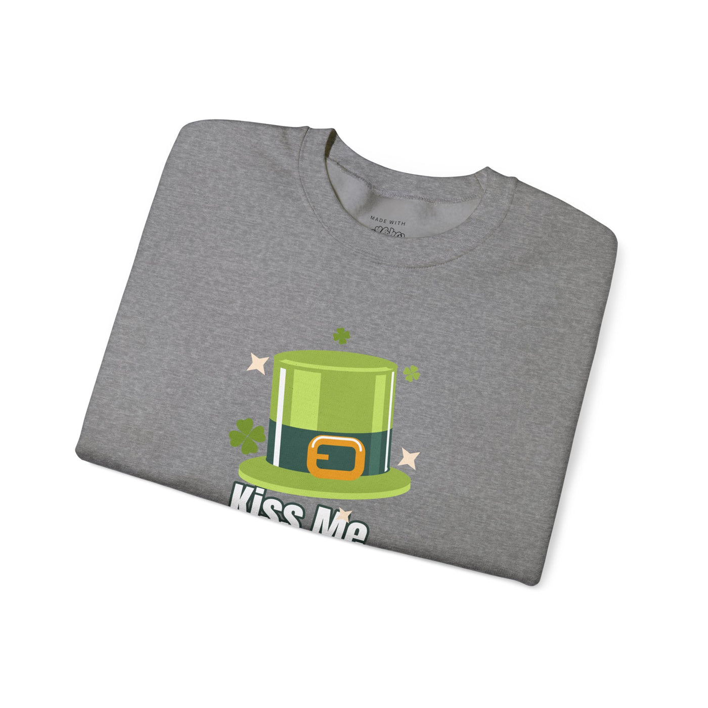 "Kiss Me, I'm Irish-ish" - Unisex Heavy Blend™ Crewneck Sweatshirt