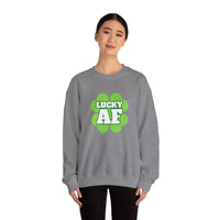 Load image into Gallery viewer, "LUCKY AF" - Unisex Heavy Blend™ Crewneck Sweatshirt