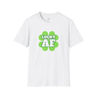 Load image into Gallery viewer, "LUCKY AF" - Unisex Softstyle T-Shirt