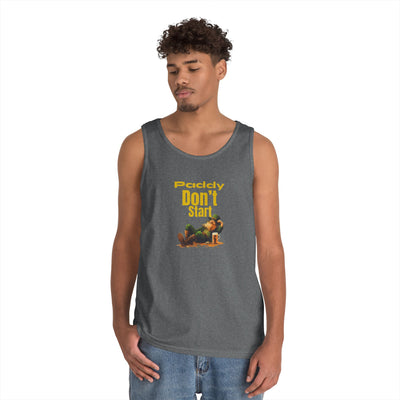 "PADDY DON'T START" - Unisex Heavy Cotton Tank Top