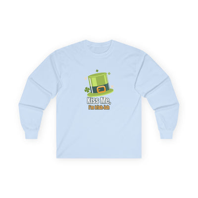 "Kiss Me, I'm Irish-ish" - Unisex Ultra Cotton Long Sleeve Tee