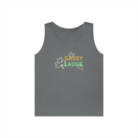 Load image into Gallery viewer, "SASSY LASSIE" - Unisex Heavy Cotton Tank Top