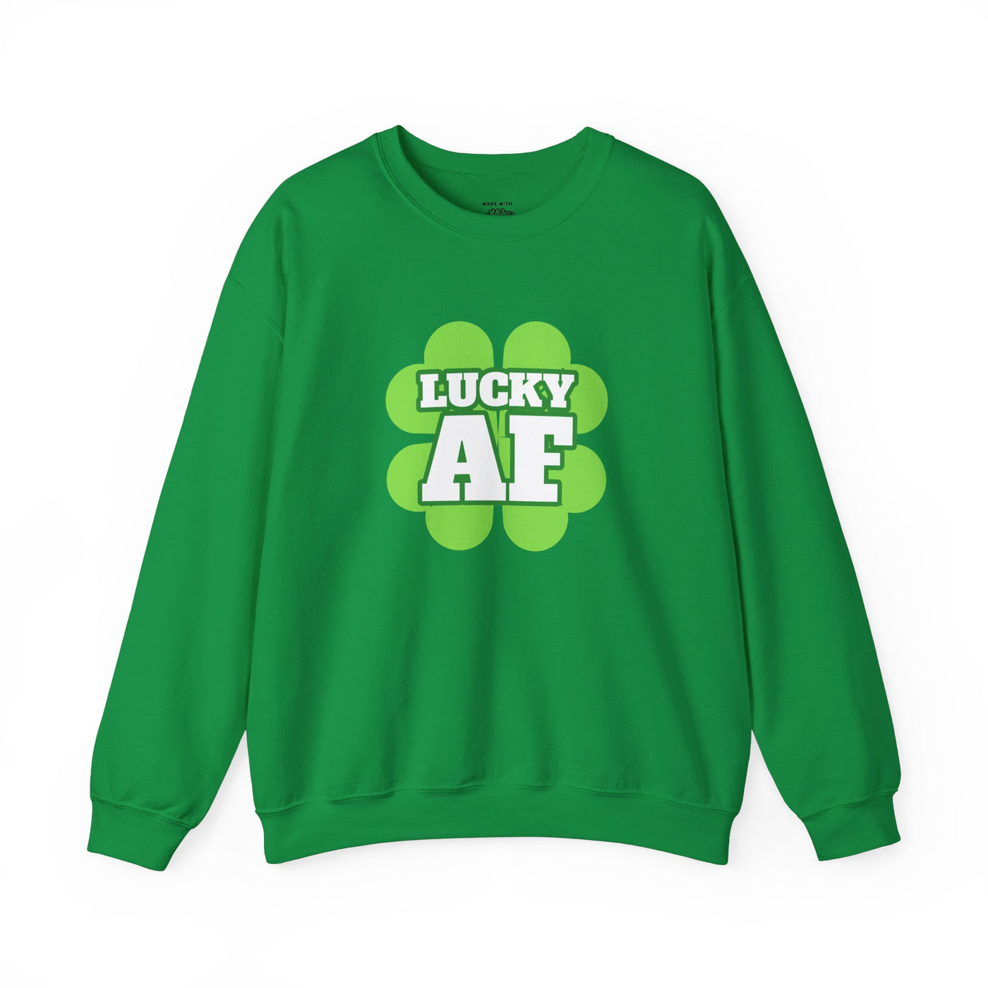 "LUCKY AF" - Unisex Heavy Blend™ Crewneck Sweatshirt