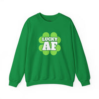 Load image into Gallery viewer, "LUCKY AF" - Unisex Heavy Blend™ Crewneck Sweatshirt