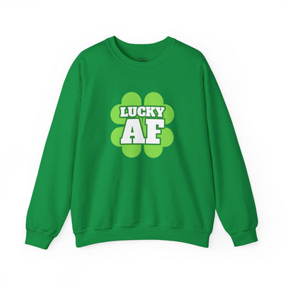 "LUCKY AF" - Unisex Heavy Blend™ Crewneck Sweatshirt