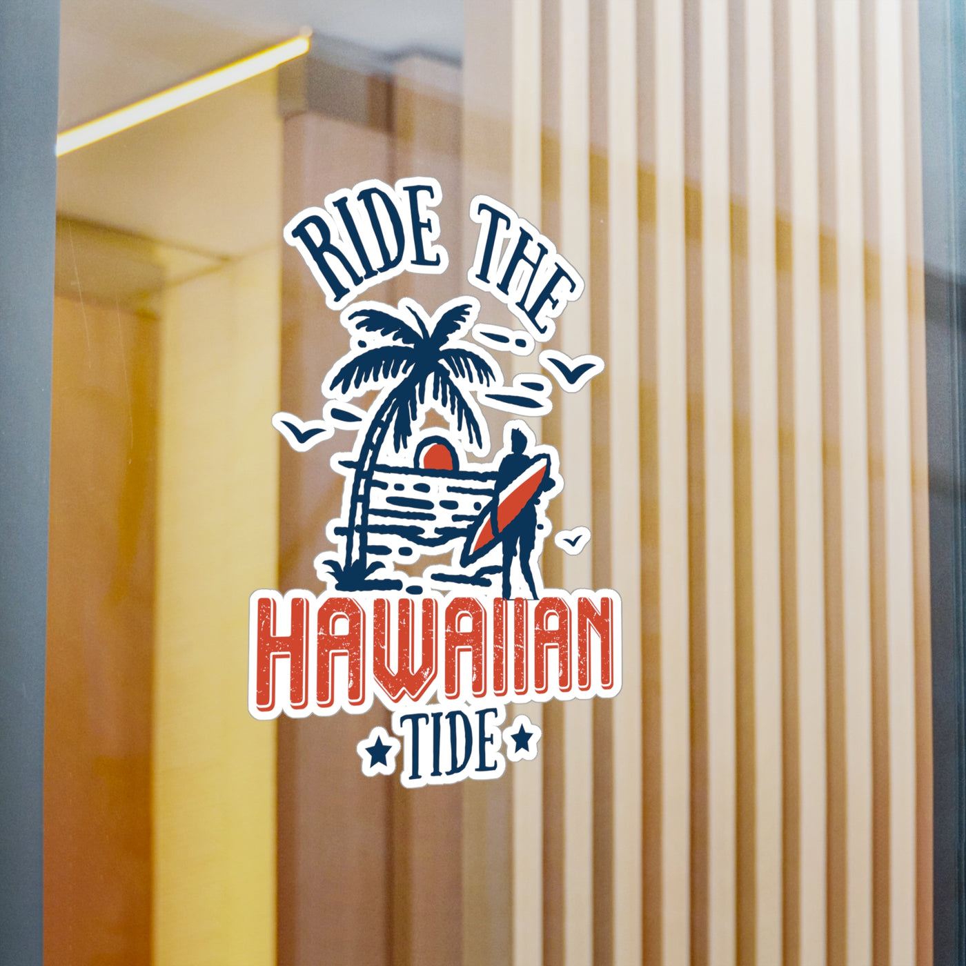 Top-Rated Hawaiian Tide Kiss-Cut Vinyl Decals