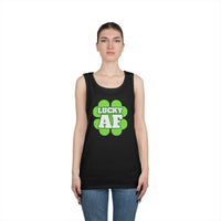 Load image into Gallery viewer, "LUCKY AF" - Unisex Heavy Cotton Tank Top