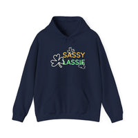 Load image into Gallery viewer, "SASSY LASSIE" - Unisex Heavy Blend™ Hooded Sweatshirt