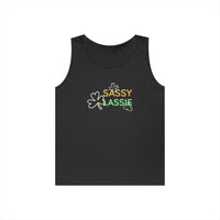 Load image into Gallery viewer, "SASSY LASSIE" - Unisex Heavy Cotton Tank Top