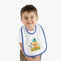 Load image into Gallery viewer, Baby Contrast Trim Jersey Bib