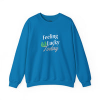 Load image into Gallery viewer, "FEELING LUCKY TODAY" - Unisex Heavy Blend™ Crewneck Sweatshirt