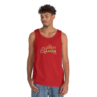 "SASSY LASSIE" - Unisex Heavy Cotton Tank Top