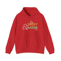 Load image into Gallery viewer, "SASSY LASSIE" - Unisex Heavy Blend™ Hooded Sweatshirt