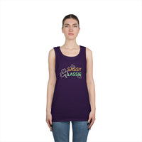 Load image into Gallery viewer, "SASSY LASSIE" - Unisex Heavy Cotton Tank Top