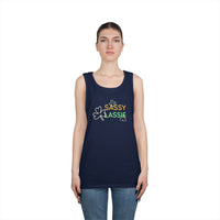 Load image into Gallery viewer, "SASSY LASSIE" - Unisex Heavy Cotton Tank Top