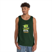 Load image into Gallery viewer, "Kiss Me, I'm Irish-ish" - Unisex Heavy Cotton Tank Top