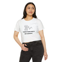 Load image into Gallery viewer, Chase Your Goals - Women's Festival Crop Top (Black)