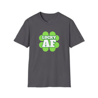 Load image into Gallery viewer, "LUCKY AF" - Unisex Softstyle T-Shirt