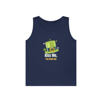 Load image into Gallery viewer, "Kiss Me, I'm Irish-ish" - Unisex Heavy Cotton Tank Top