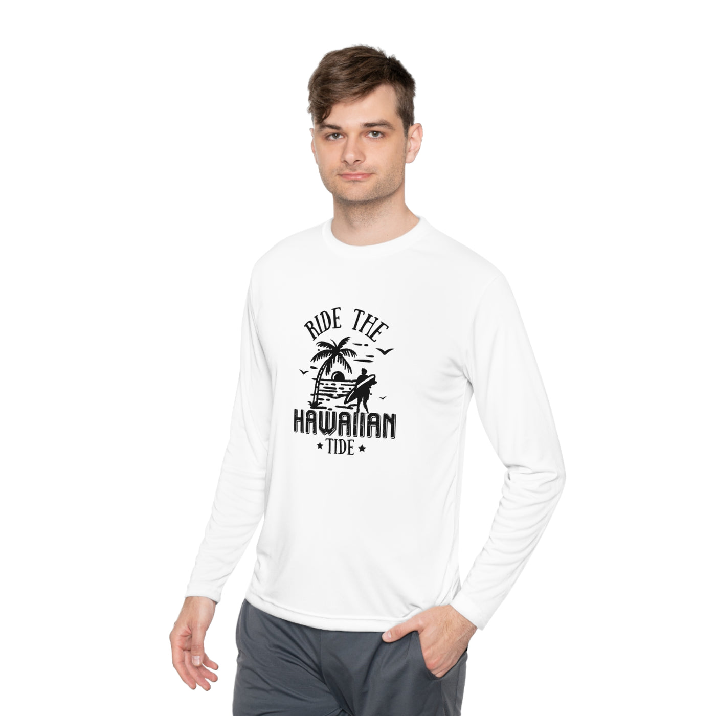 Hawaiian Tide - Moisture-Wicking Long Sleeve Tee