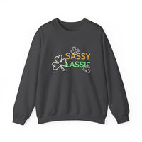 Load image into Gallery viewer, "SASSY LASSIE" - Unisex Heavy Blend™ Crewneck Sweatshirt