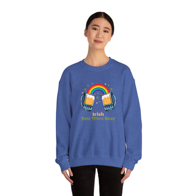 "Irish You Were Beer" - Unisex Heavy Blend™ Crewneck Sweatshirt