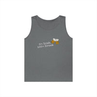Load image into Gallery viewer, "0% IRISH, 100% DRUNK" - Unisex Heavy Cotton Tank Top
