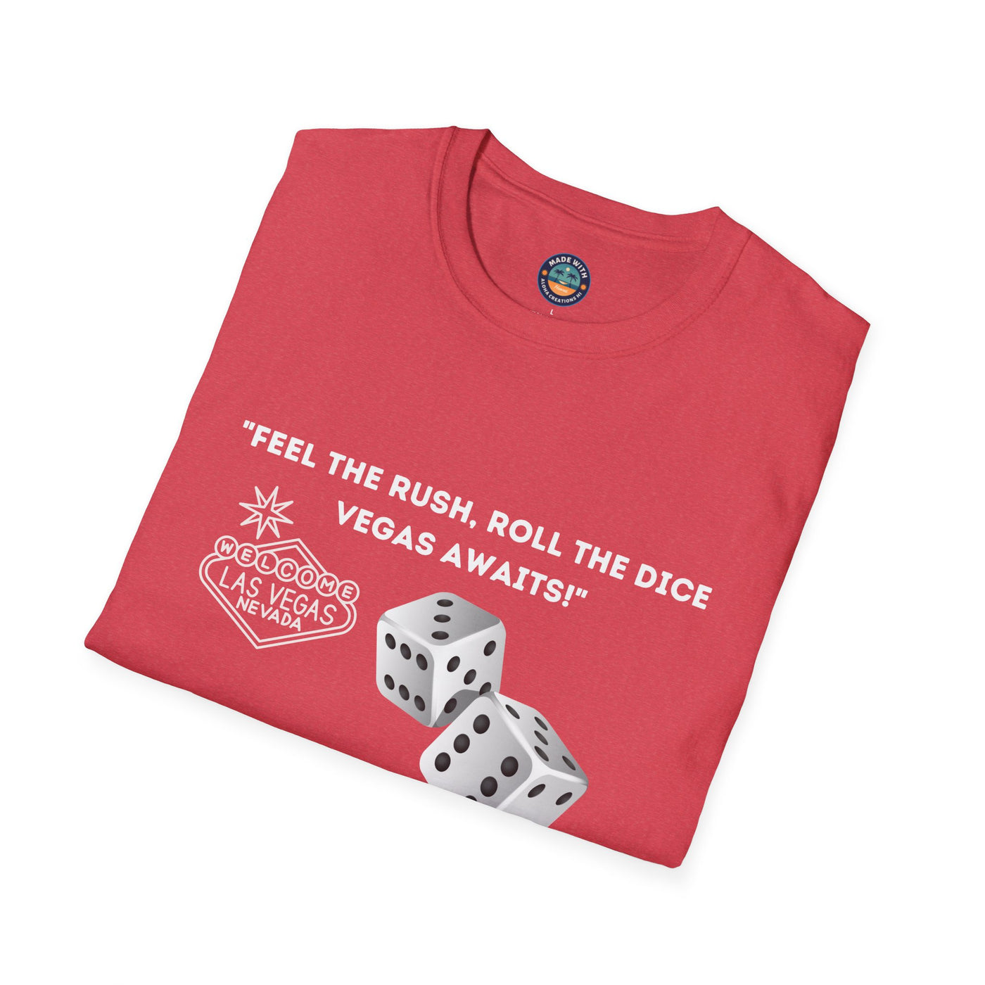 Las Vegas - Dice - Red Good Luck T-Shirt