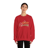 Load image into Gallery viewer, "SASSY LASSIE" - Unisex Heavy Blend™ Crewneck Sweatshirt