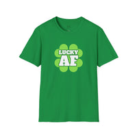 Load image into Gallery viewer, "LUCKY AF" - Unisex Softstyle T-Shirt