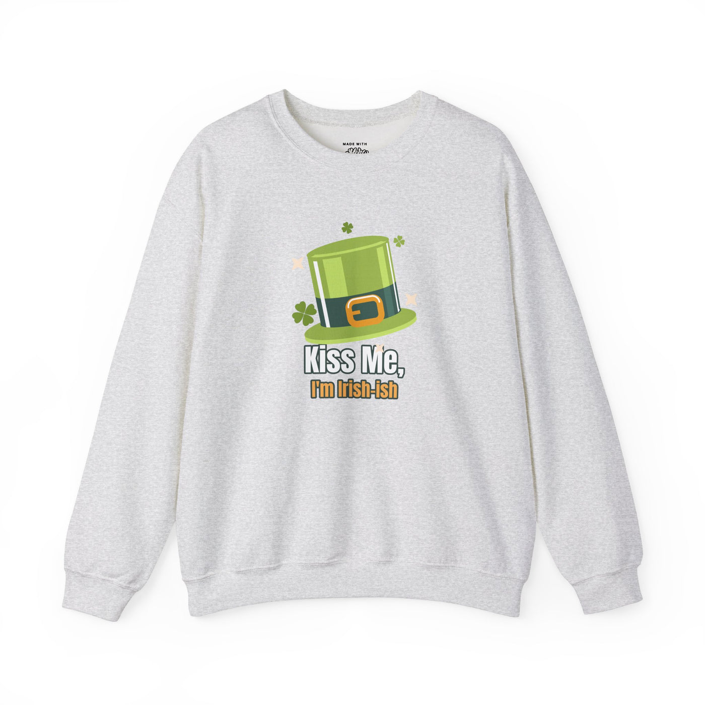 "Kiss Me, I'm Irish-ish" - Unisex Heavy Blend™ Crewneck Sweatshirt