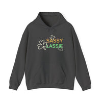 Load image into Gallery viewer, "SASSY LASSIE" - Unisex Heavy Blend™ Hooded Sweatshirt