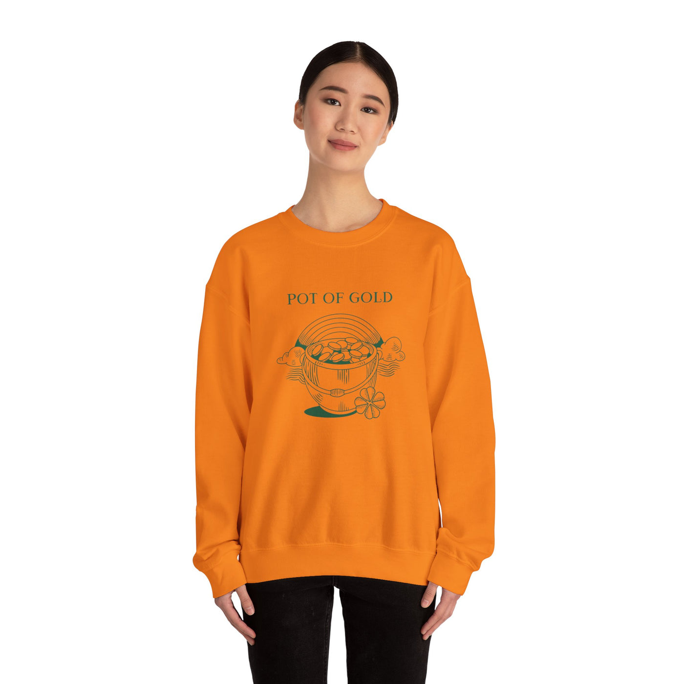 "POT OF GOLD" - Unisex Heavy Blend™ Crewneck Sweatshirt