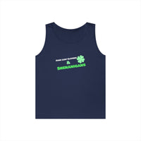 Load image into Gallery viewer, "Four Leaf Clovers &amp; Shenanigans" - Unisex Heavy Cotton Tank Top