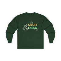 Load image into Gallery viewer, "SASSY LASSIE" - Unisex Ultra Cotton Long Sleeve Tee