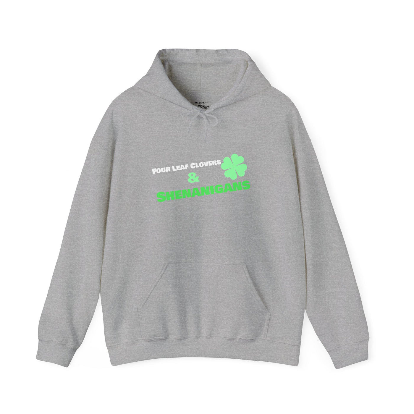 "Four Leaf Clovers & Shenanigans" - Unisex Heavy Blend™ Hooded Sweatshirt