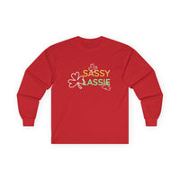 Load image into Gallery viewer, "SASSY LASSIE" - Unisex Ultra Cotton Long Sleeve Tee