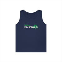 Load image into Gallery viewer, "Too Cute to Pinch" (WHITE) -Unisex Heavy Cotton Tank Top