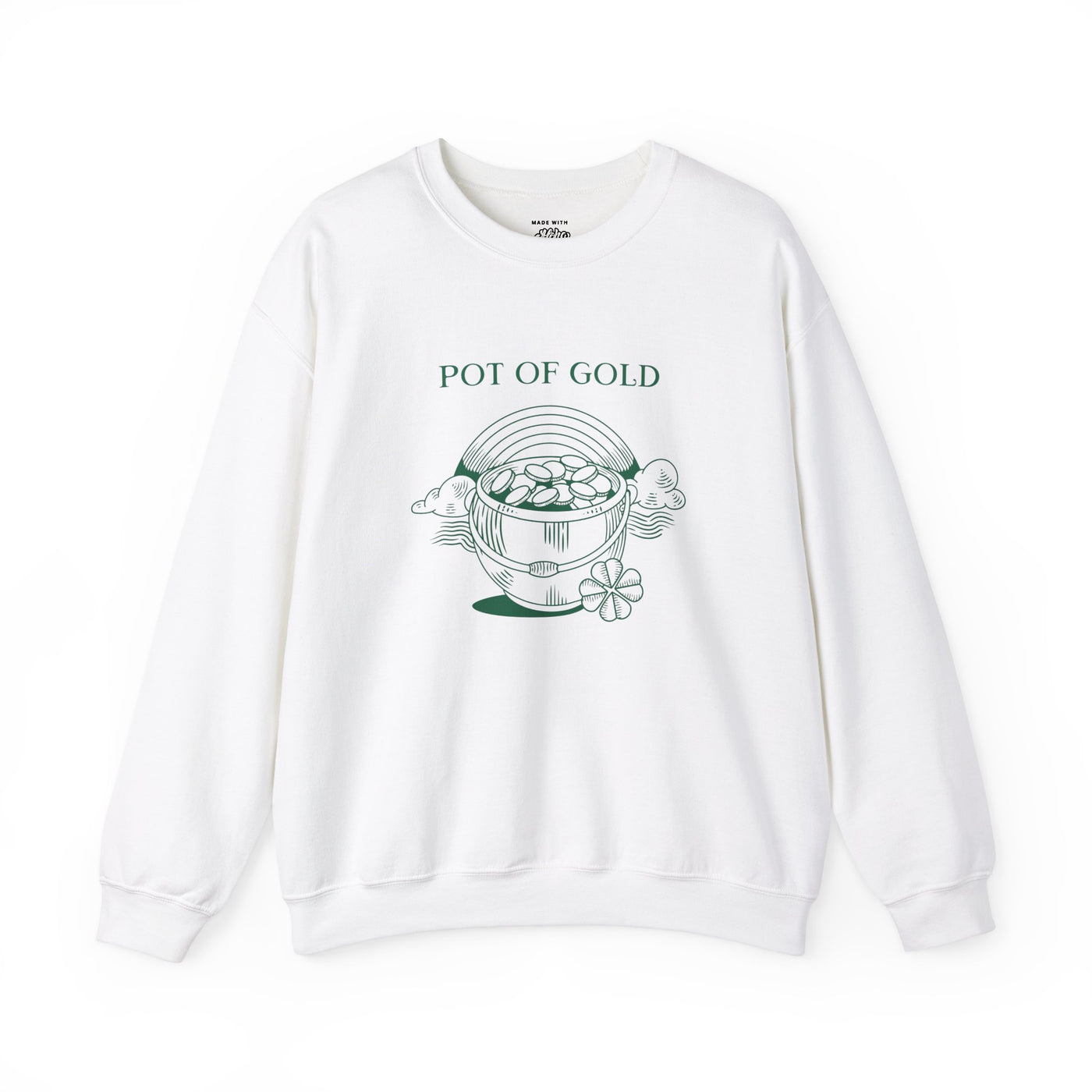 "POT OF GOLD" - Unisex Heavy Blend™ Crewneck Sweatshirt