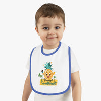 Load image into Gallery viewer, Baby Contrast Trim Jersey Bib